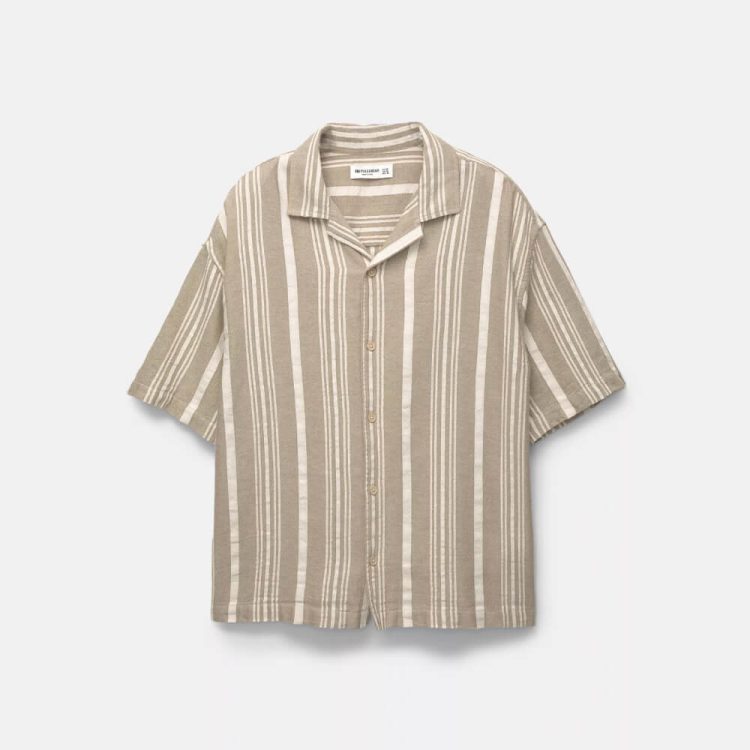 Striped short sleeve shirt